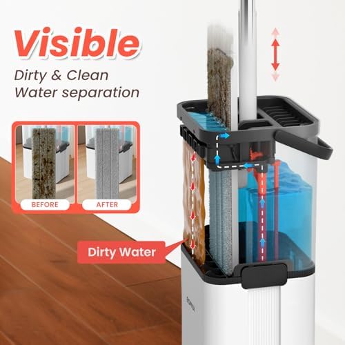 BOMIDI Mop and Bucket Set with Wringer