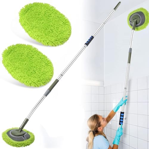 SLIIMU Wall Cleaner with 66 Long Handle and 15 Elbow