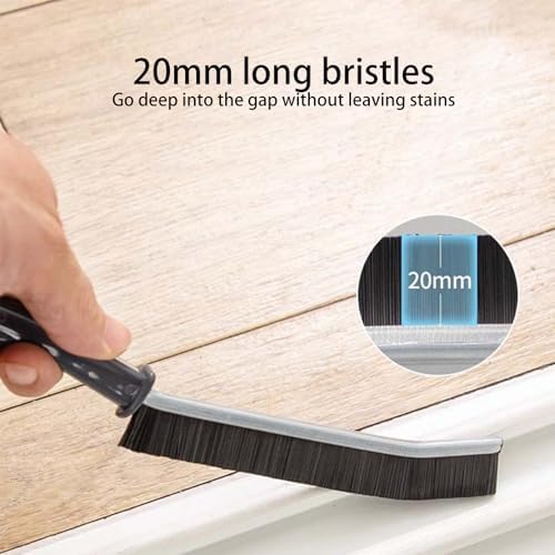 Toguma Deep Gap Cleaning Brush for Kitchen Bathroom Black