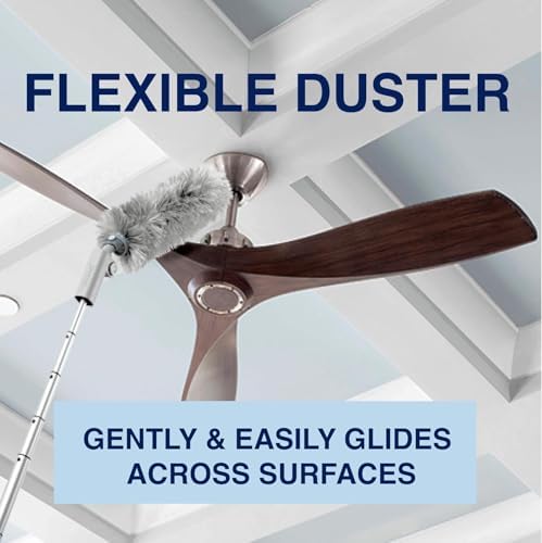 Bona High Performance Dusting Kit - 6FT Extendable Handle Reusable Duster