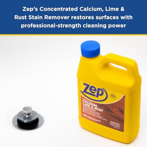 Zep Concentrated Calcium Lime Rust Remover - 32 oz Case of 12 1