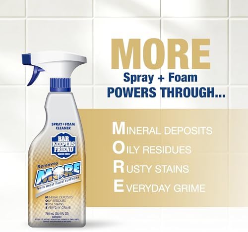 Bar Keepers Friend Soft Cleanser MORE Spray Foam Multipurpose Cleaner Bundle