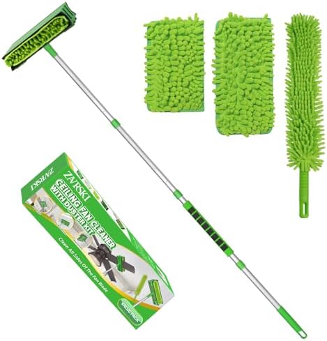 Zavrski Ceiling Fan Cleaner with 6 Ft Extension Pole