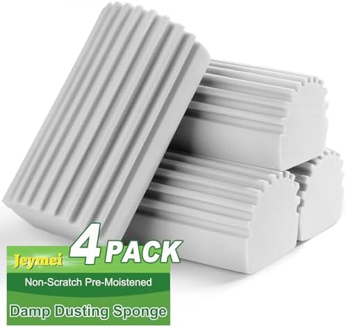 4-Pack Jeymei Damp Clean Duster Sponge Set