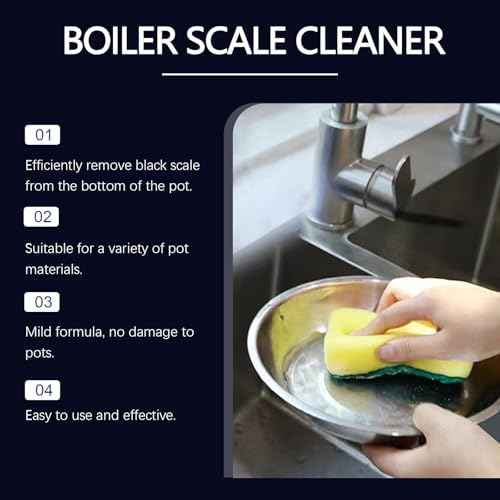 Black Scale Remover for Cookware - 338 Fl Oz 1