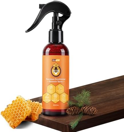 MIUMONE 2 in 1 Beeswax Wood Cleaner and Polish