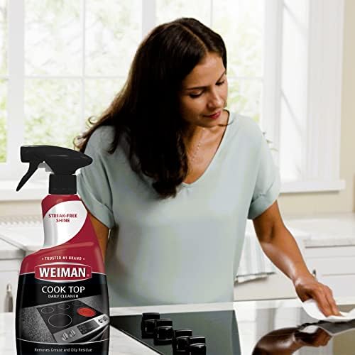 Weiman Disinfecting Stovetop Cleaner Stainless Steel Cleaner - 22 Ounce
