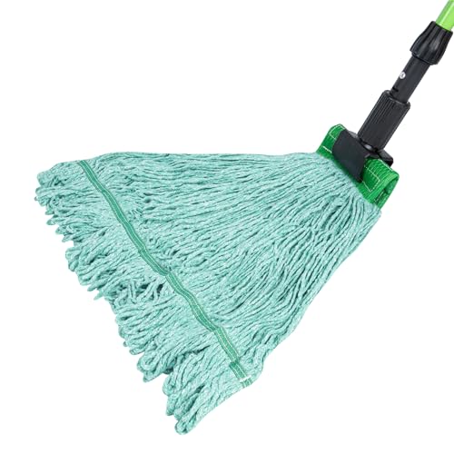 Restaurantware MOP Head 24 Ounce Cotton Blend Green 1