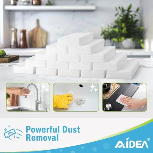 AIDEA Magic Sponges Cleaning Eraser 12 Pads 2X Density
