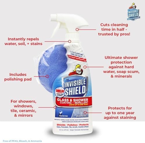 Invisible Shield Glass Shower Coating Spray 2 Pack - 16 oz