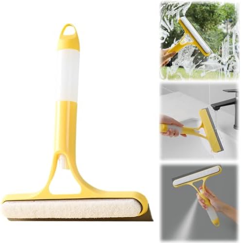 3 in 1 Window Cleaning Kit with Squeegee and Spray Bottle