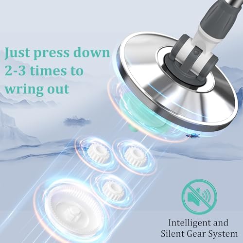 Aifacay Spin Mop and Bucket with Wringer Set