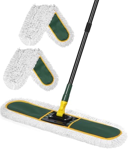 BUVE 24 Inch Commercial Dust Mop with Replacement Pads