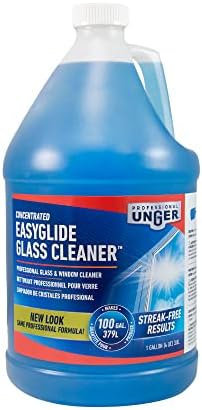 UNGER Professional Streak-Free Glass Cleaner 1 Gallon Ammonia-Free