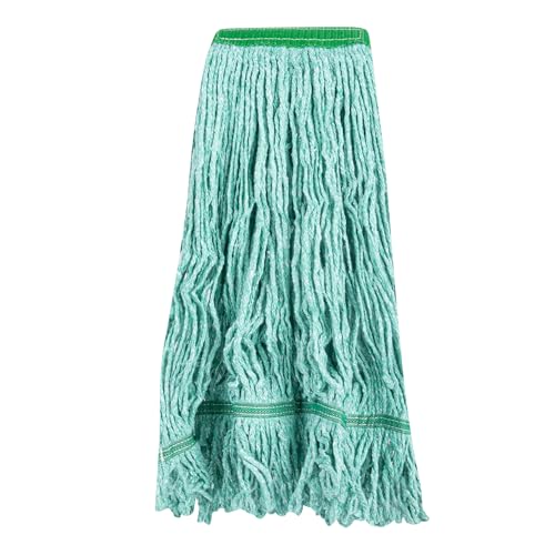 Restaurantware MOP Head 24 Ounce Cotton Blend Green 1