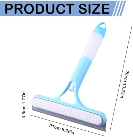 3 in 1 Window Cleaning Kit with Squeegee and Spray Bottle