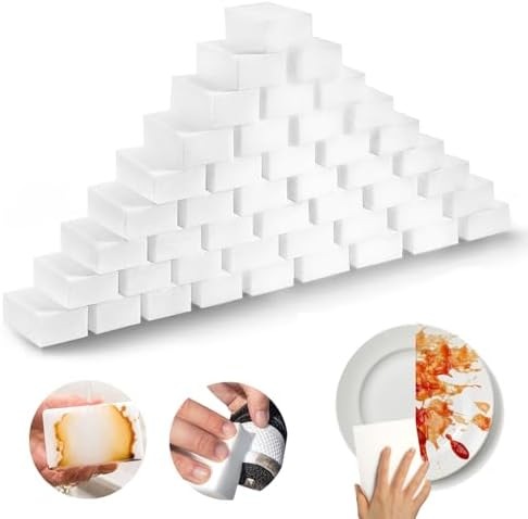 SmilePowo 50-Pack Magic Cleaning Sponges