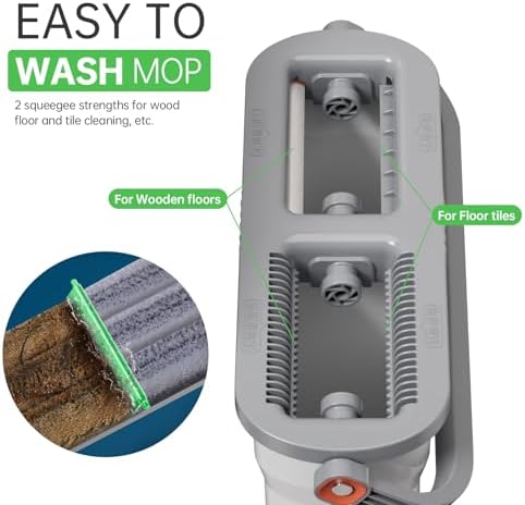ZJSYJJ 2-Tank Mop Bucket Set with Wringer