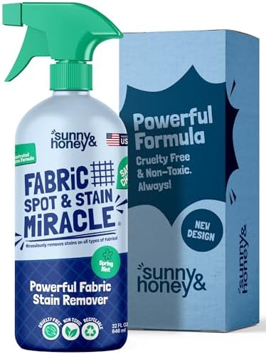 Sunny Honey Fabric Cleaner Spray - 32 oz Stain Odor Remover