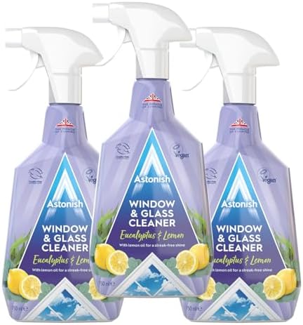 Astonish Streak Free Glass Cleaner 3-Pack with Vinegar