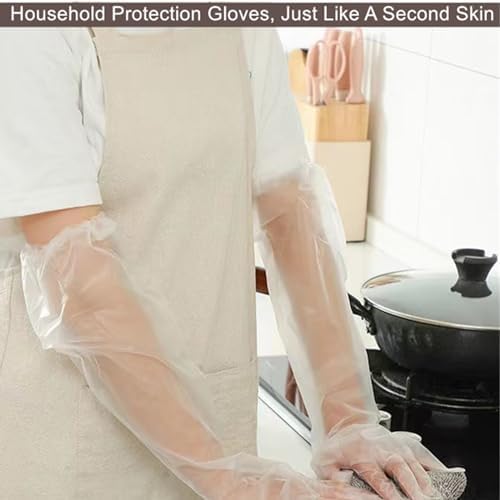 Hipifans Reusable Waterproof Cleaning Gloves 10Pcs Set
