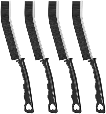 4TH Multi-Purpose Crevice Cleaning Brush - 4 Pcs Black