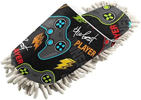 Xigua Microfiber Mopping Slippers for House Cleaning