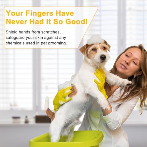 HOFASON 3Pcs 6Pcs Reusable Rubber Cleaning Gloves for Kitchen Dishwashing