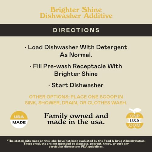 Complete Natural Products Brighter Shine Dishwasher Cleaner