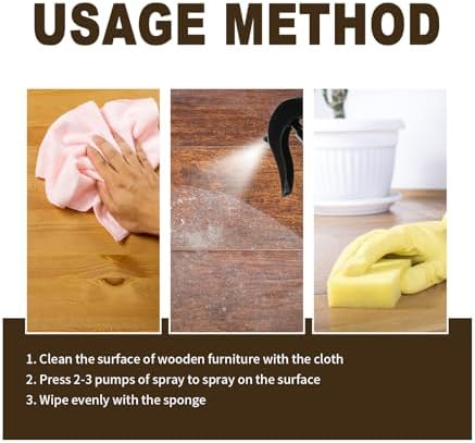 Natural Micro-Molecularized Beeswax Spray for Furniture