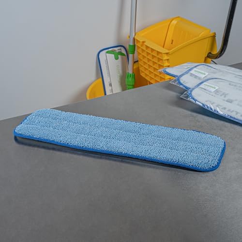 Restaurantware Mop Pad Reusable Blue Microfiber
