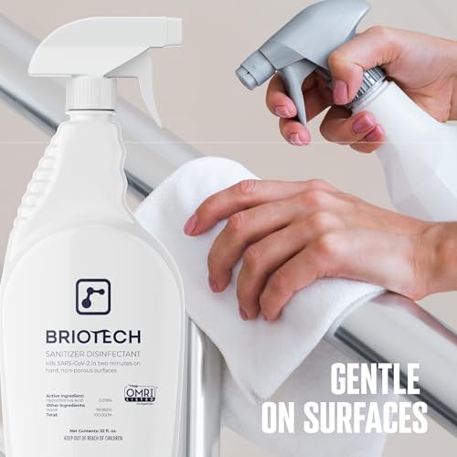 BRIOTECH Hypochlorous Sanitizer Spray 32 fl oz