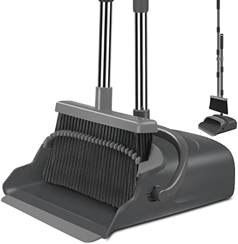 Kelamayi Stand Up Broom and Dustpan Set