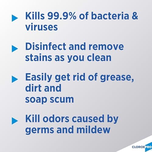 CloroxPro Disinfectant Cleaner with Bleach 128 Ounces