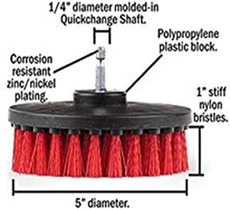 20oz Diamond Magic Spot Cleaner Drill Brush Combo