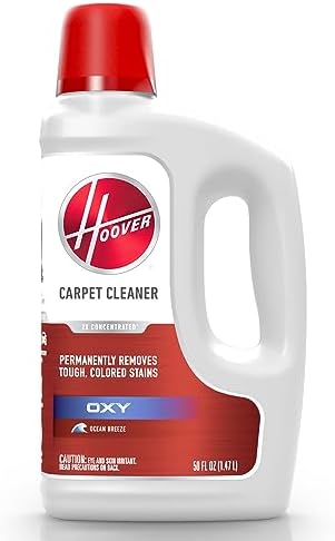 Hoover Oxy Carpet Cleaner Solution 50 oz Ocean Breeze 1