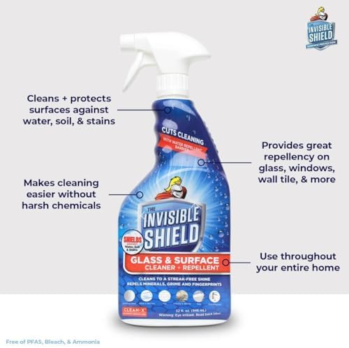 Invisible Shield Glass Cleaner 32 Fl Oz Streak Free