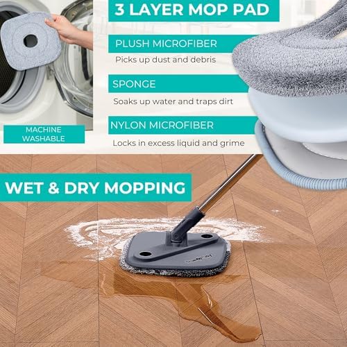 True Tidy True Clean Spin Mop Bucket System