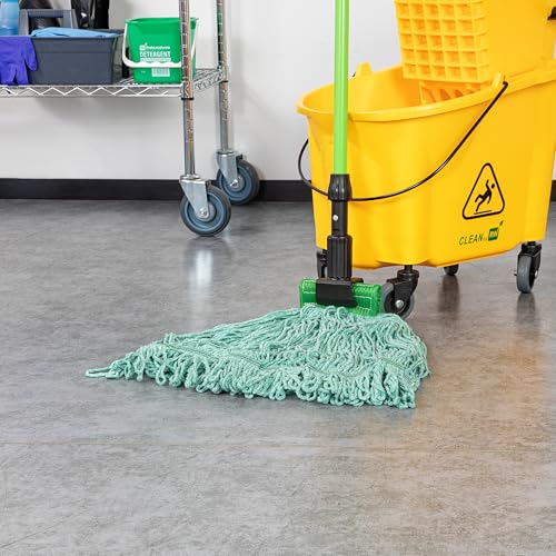 Restaurantware MOP Head 24 Ounce Cotton Blend Green 1
