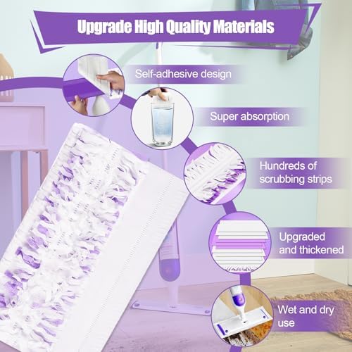 Bestechy 42 Count Swiffer PowerMop Replacement Pads