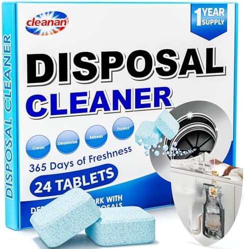 Cleanan Foaming Garbage Disposal Cleaner Tablets 24 Pack