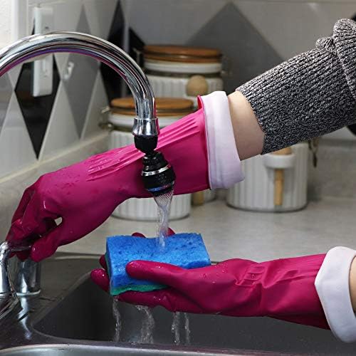 PLAYTEX Living Reusable Rubber Cleaning Gloves Small 4 Pairs