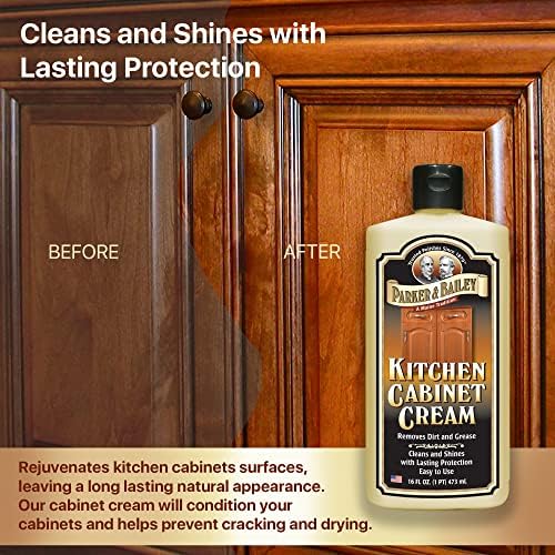 Parker Bailey Kitchen Cabinet Cream 8oz - Wood Cleaner Polish