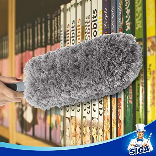 MRSIGA Lint Free Microfiber Duster Gray