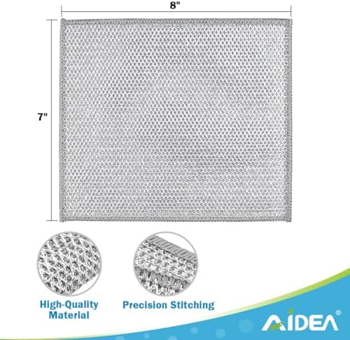 AIDEA Non Scratch Wire Dishcloth 24PK - Reusable Strong Scratch-Free