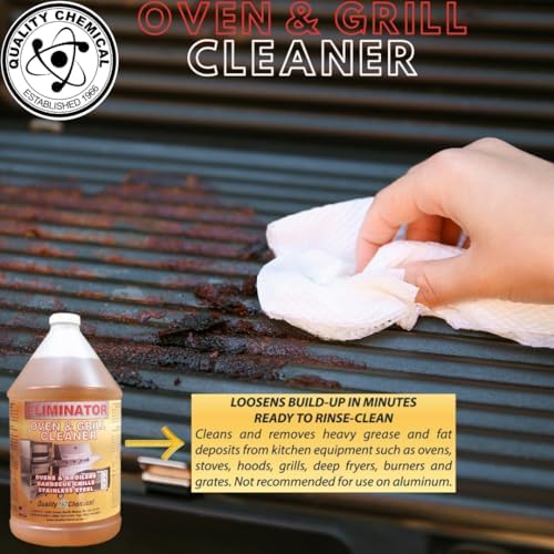 Quality Chemical Oven Grill Cleaner - 128 oz Heavy Duty