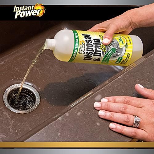Instant Power Disposal Cleaner with Lemon Scent 1 Liter 4 Pack