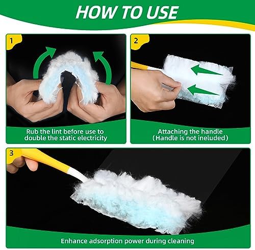 Frescares Duster Refills 18PCS Static Dust Removal Brush for Electronics and Furniture