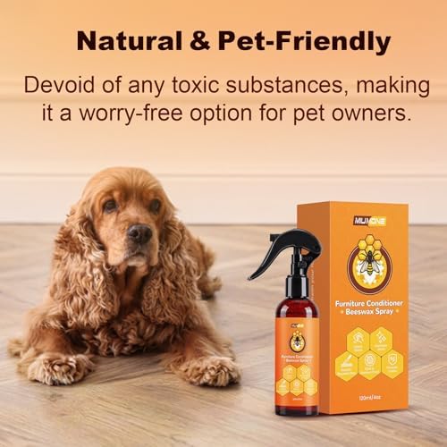 MIUMONE 2 in 1 Beeswax Wood Cleaner and Polish