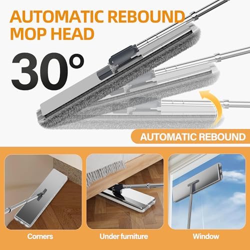SWIFTIRON Flat Mop and Bucket Set with Wringer 1
